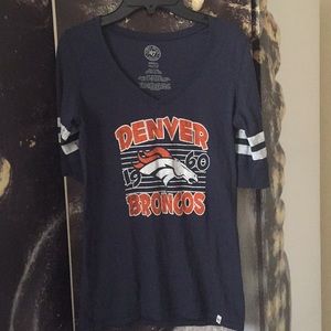 Denver Broncos V-Neck T-Shirt